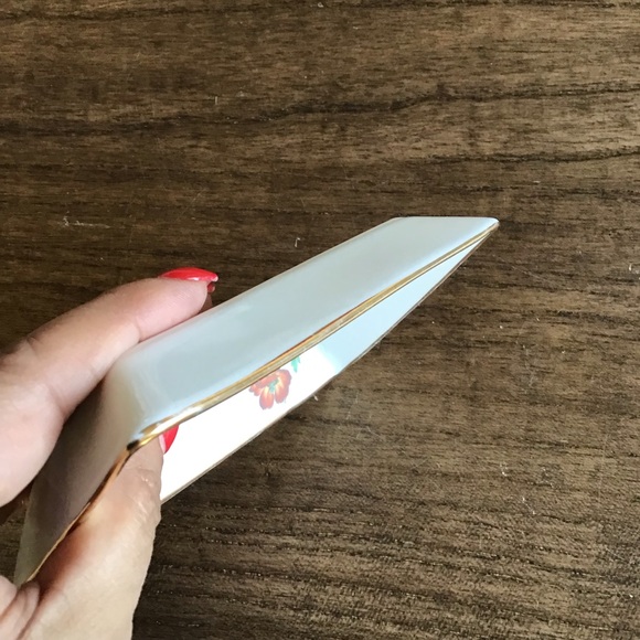 FINAL SALE Vintage Limoges France Porcelain Trinket Dish with Quote re Old Age - Picture 2 of 5